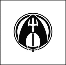 Load image into Gallery viewer, Aquaman Symbol Vinyl Decal