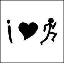 Load image into Gallery viewer, I Love To Run/Jog Vinyl Decal