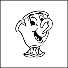 Load image into Gallery viewer, Teacup Cartoon Chip Potts Vinyl Decal