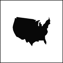 Load image into Gallery viewer, United States Of America Country Silhouette Vinyl Decal