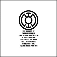 Load image into Gallery viewer, The Blue Lantern Oath DC Comics Vinyl Decal