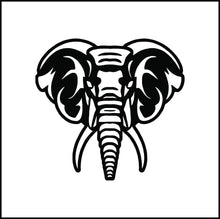 Load image into Gallery viewer, Elephant Head Vinyl Decal