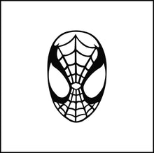 Load image into Gallery viewer, Spiderman Mask Vinyl Decal