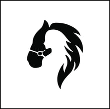 Load image into Gallery viewer, Cowgirl and Horse #2 Silhouette Vinyl Decal