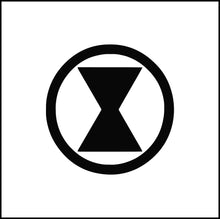 Load image into Gallery viewer, Black Widow Symbol/Logo Vinyl Decal