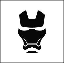 Load image into Gallery viewer, Iron Man Mask Vinyl Decal