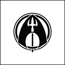 Load image into Gallery viewer, Aquaman Symbol Vinyl Decal