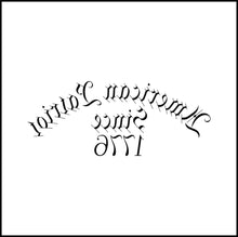 Load image into Gallery viewer, American Patriot Since 1776 Vinyl Decal