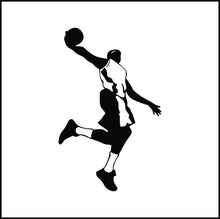 Load image into Gallery viewer, Basketball Player And Ball Vinyl Decal
