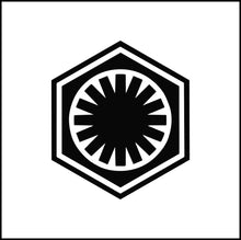 Load image into Gallery viewer, First Order Logo The Force Awakens Symbol Vinyl Decal