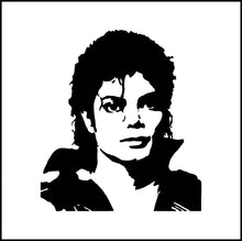 Load image into Gallery viewer, Michael Jackson Face Vinyl Decal