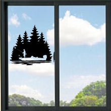 Load image into Gallery viewer, Fisherman And Boat Silhouette Vinyl Decal