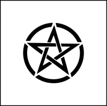 Load image into Gallery viewer, Pentagram Symbol Vinyl Decal
