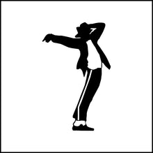 Load image into Gallery viewer, Michael Jackson #2 Silhouette Vinyl Decal