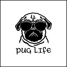 Load image into Gallery viewer, Pug Life Vinyl Decal