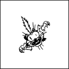 Load image into Gallery viewer, Crazy Cat Vinyl Decal