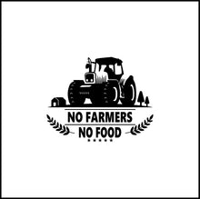 Load image into Gallery viewer, No Farmers No Food Vinyl Decal