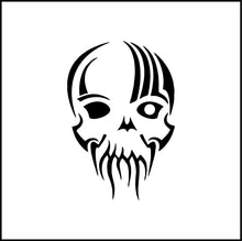 Load image into Gallery viewer, Cyborg Skull Face Vinyl Decal