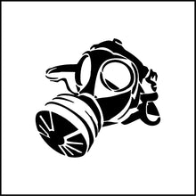 Load image into Gallery viewer, Gas Mask Vinyl Decal