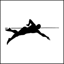 Load image into Gallery viewer, Guy Swimming Vinyl Decal