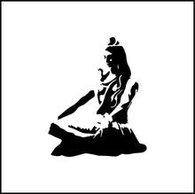 Load image into Gallery viewer, Woman Meditating Praying Vinyl Decal