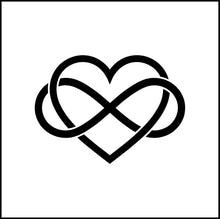 Load image into Gallery viewer, Infinity Heart Symbol Vinyl Decal