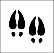 Load image into Gallery viewer, Deer Prints Hoof/Hooves Vinyl Decal