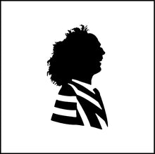 Load image into Gallery viewer, Beetlejuice Silhouette Vinyl Decal