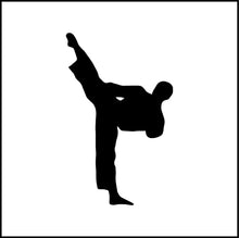 Load image into Gallery viewer, Karate Kickboxing Vinyl Decal