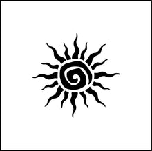 Load image into Gallery viewer, Tribal Sun Vinyl Decal