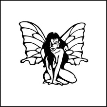 Load image into Gallery viewer, Cute Fairy Sitting Vinyl Decal