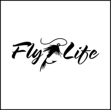 Load image into Gallery viewer, Fly Life Fishing Vinyl Decal