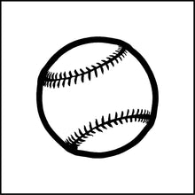 Load image into Gallery viewer, Baseball Vinyl Decal