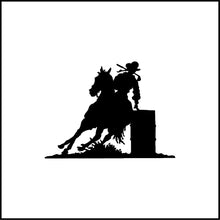 Load image into Gallery viewer, Cowgirl Barrel Racing Rodeo Vinyl Decal