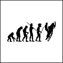 Load image into Gallery viewer, Evolution Man To Snowmobile/ Sled Vinyl Decal