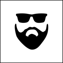 Load image into Gallery viewer, Bearded Man With Sunglasses Vinyl Decal
