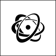 Load image into Gallery viewer, Chemical Science Atom Symbol Vinyl Decal