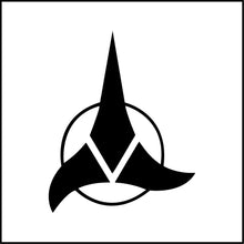 Load image into Gallery viewer, Klingon Emblem Star Trek Vinyl Decal/Sticker