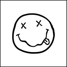 Load image into Gallery viewer, Nirvana Smiley Face Vinyl Decal