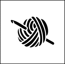Load image into Gallery viewer, Ball Of Yarn Knitting Crochet Vinyl Decal
