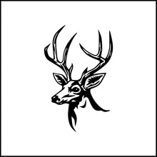 Load image into Gallery viewer, Deer Head Vinyl Decal