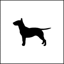 Load image into Gallery viewer, Bull Terrier Dog Silhouette Vinyl Decal