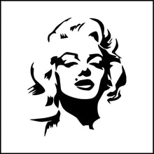 Load image into Gallery viewer, Marilyn Monroe Head Silhouette Vinyl Decal