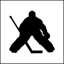 Load image into Gallery viewer, Hockey Goalie Vinyl Decal