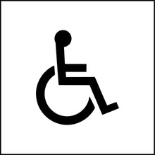 Load image into Gallery viewer, Handicapped Wheelchair Symbol Vinyl Decal