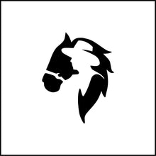 Load image into Gallery viewer, Cowboy and Horse Silhouette Vinyl Decal