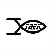 Load image into Gallery viewer, Pisces Symbol Star Trek Vinyl Decal/Sticker
