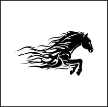 Load image into Gallery viewer, Fire/Flames Horse #2 Vinyl Decal