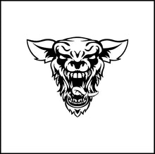 Load image into Gallery viewer, Werewolf Head/Face Vinyl Decal