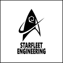 Load image into Gallery viewer, Starfleet Engineering Symbol Star Trek Vinyl Decal